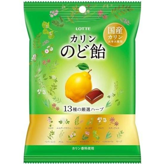 Lotte throat lozenges (bag) 102g (including individual packaging)