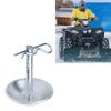 Set of 2 Snow Plow Blades Skid Shoes, Stainless Steel Snow Plow Shoes with Pins and Washers Height   Snow Plow Skid Shoes for NaPolarisATV U