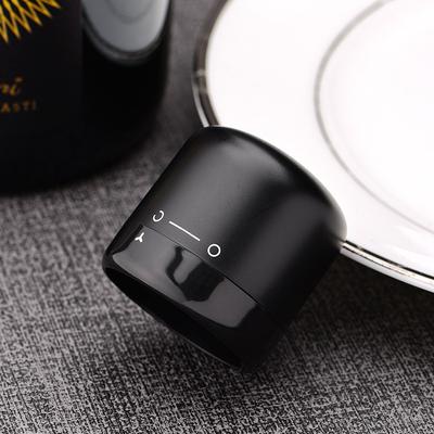 1pc Black Domestic Kitchen Sealing Red Wine Bottles Stoppers Mini Preservation Spin Leak Proof Wine Champagne Stoppers Cap