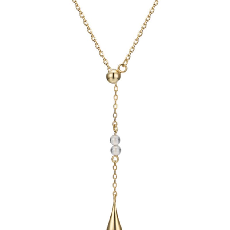 PAIGEFLYNN JEWELRY [925 Silver] Duplin Drop Necklace