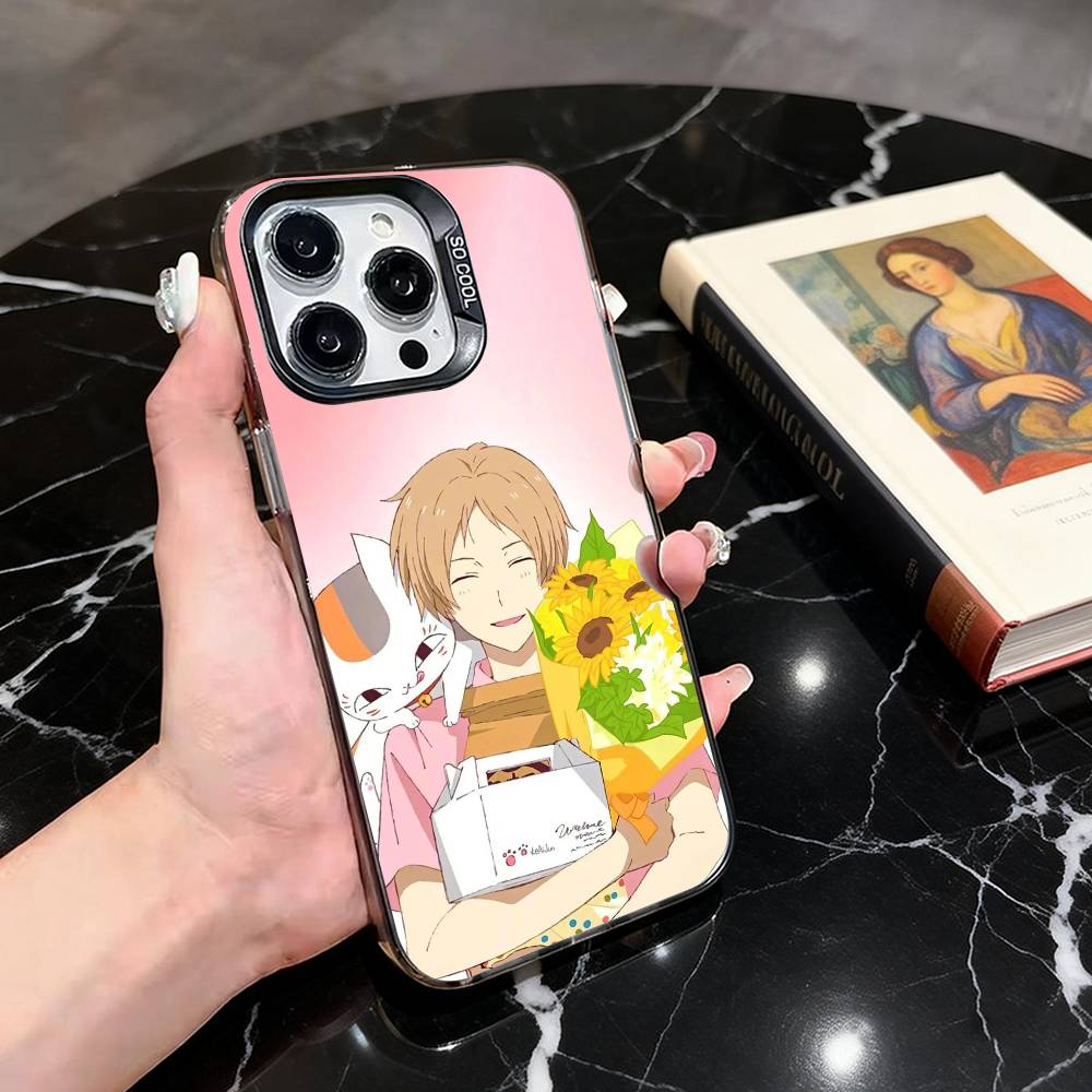 

Takashi Natsume Phone Case For iPhone 17,16,15,14,13,12,11 Plus,Pro Max,XS,Colorful Silver Black Cover iPhone15pro