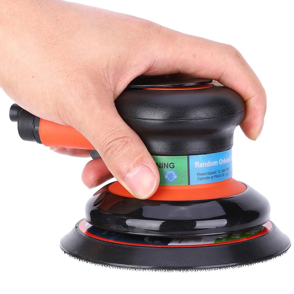 5in Pneumatic Sander Alloy Hand Sanding Polishing Machine Air Tool for Car Stone