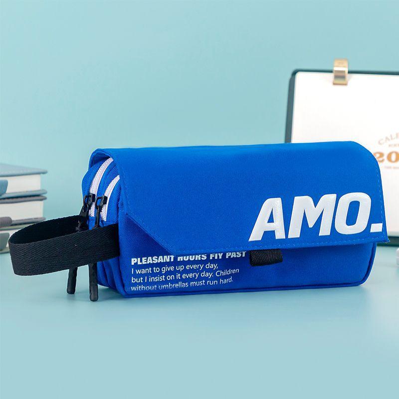 

Пенал, простой инс, высококачественный пенал, для учениц старшей и средней школы, для мальчиков начальной школы, крутой пенал большой вместимости default