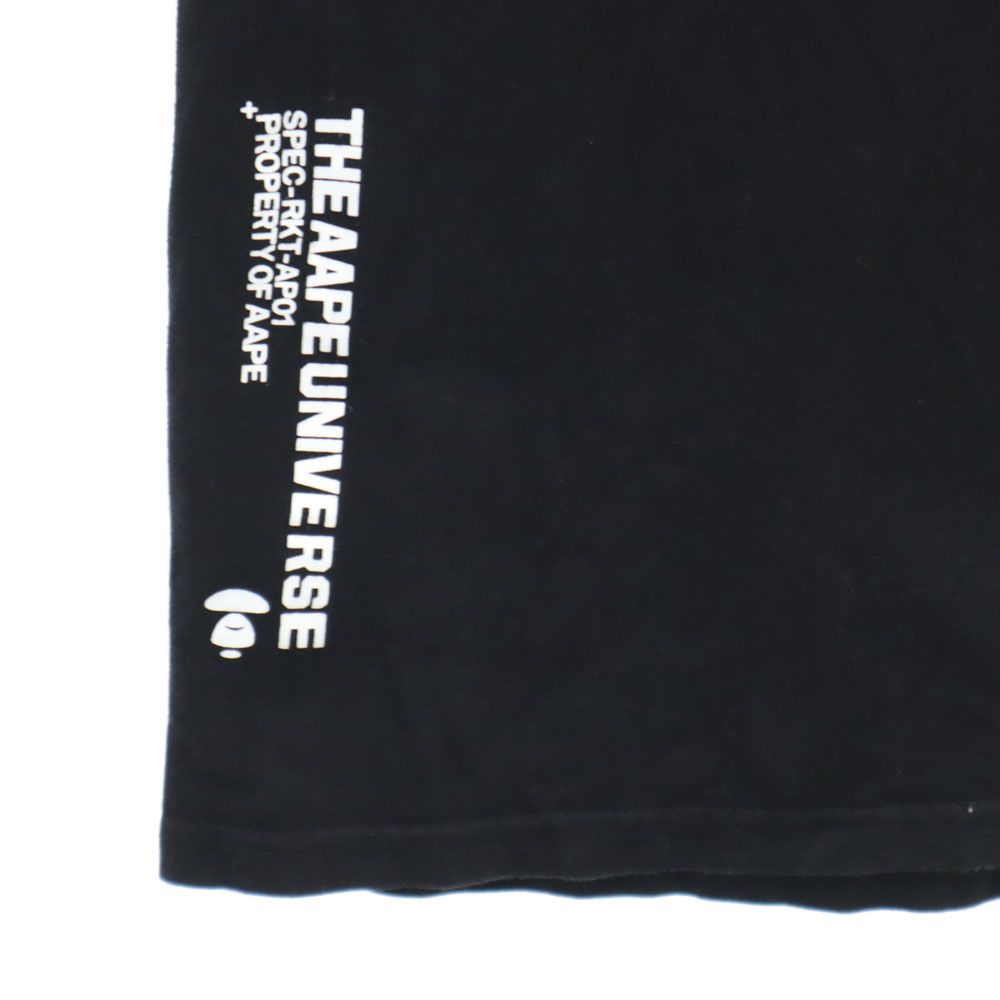 A BATHING APE Short sleeve T-shirt S black Men's Used
