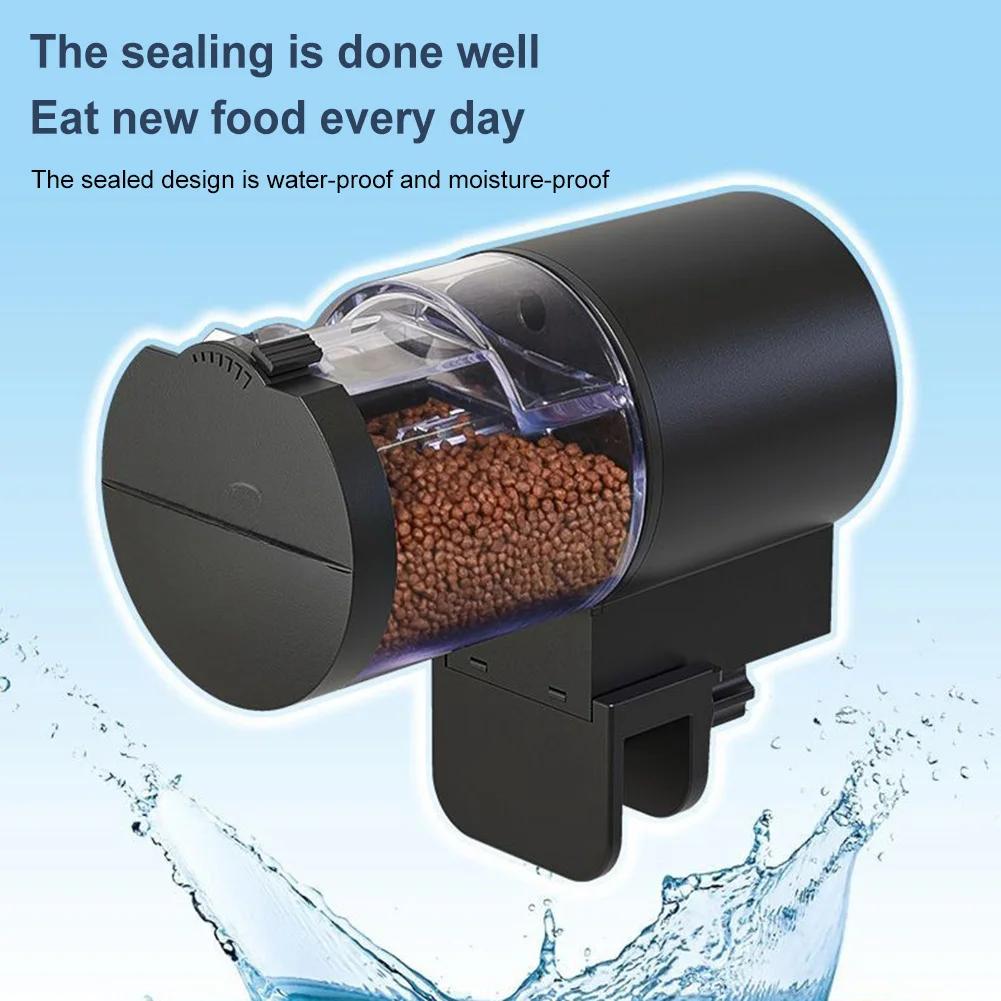 NEW Aquarium Fish Tank Feeder Large Capacity Aquarium Fish Food Dispenser 100Ml Automati Goldfish Feeder for Goldfish/Koi/Turtle