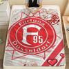 Fortuna Düsseldorf Logo Flanelldecke, Hohe Qualität, Bequem für alle Jahreszeiten, Heimdekoration, Wärme und Komfort