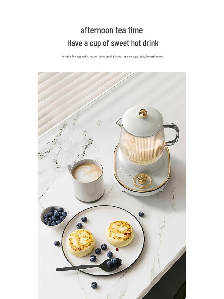 Portable Electric Mini Teapot with Multifunctional Heating for Home and Office