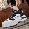 Herren Outdoor Drehverschluss trendige lässige Sportschuhe vier Jahreszeiten weichsohlige rutschfeste Outdoor Laufschuhe Studenten Sneaker