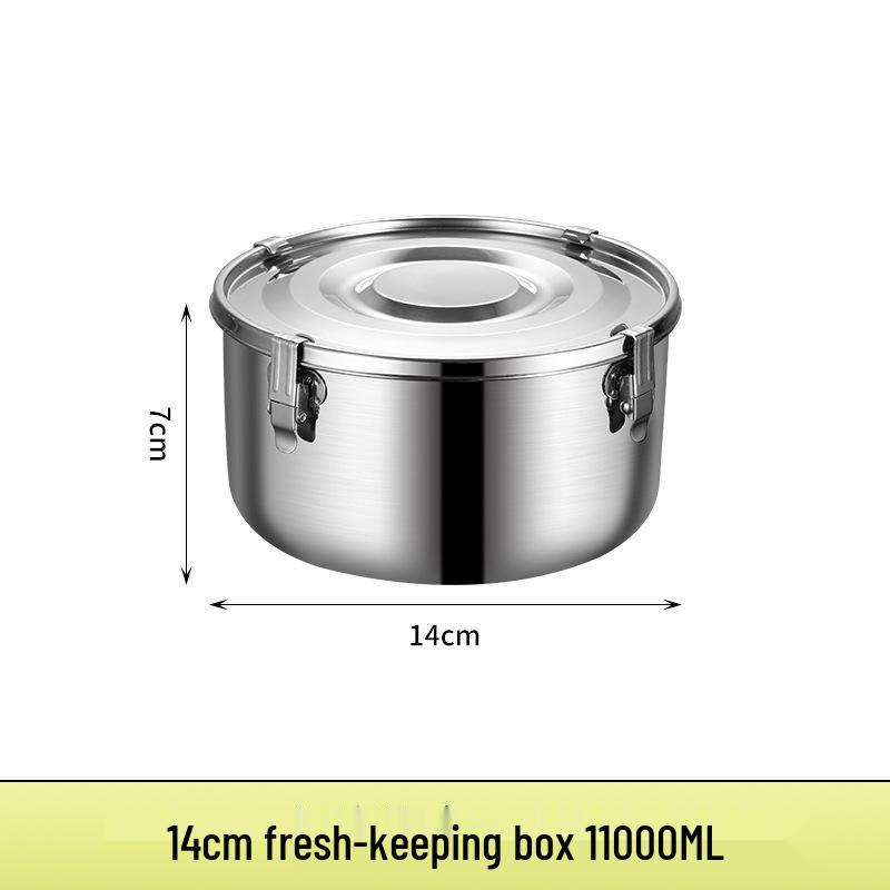 304 Stainless Steel Leak-Proof Korean Bento Lunch Box Set - 3-Piece Fresh-Keeping Containers