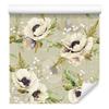 Watercolor Poppies Wallpaper for Living Room and Bedroom 50x1000