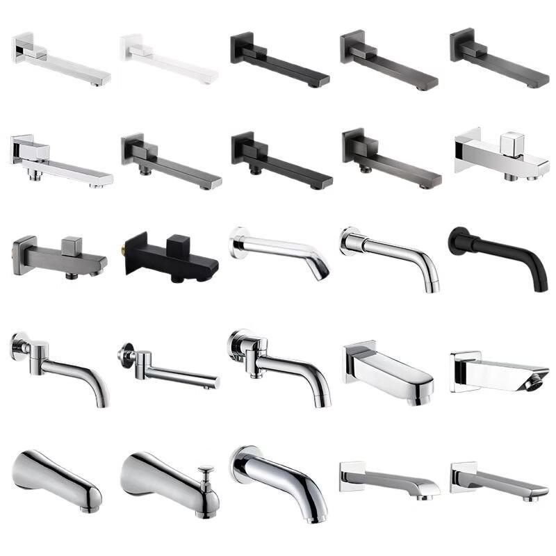 OLOEY Square Concealed Wall Shower Faucet
