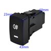 5Pins Car Light Switch On/Off LED Push Button Fog Lamp Switches With Cable For Honda FIT For CIVIC For CR-V For ACCORD Car Tools Switches4