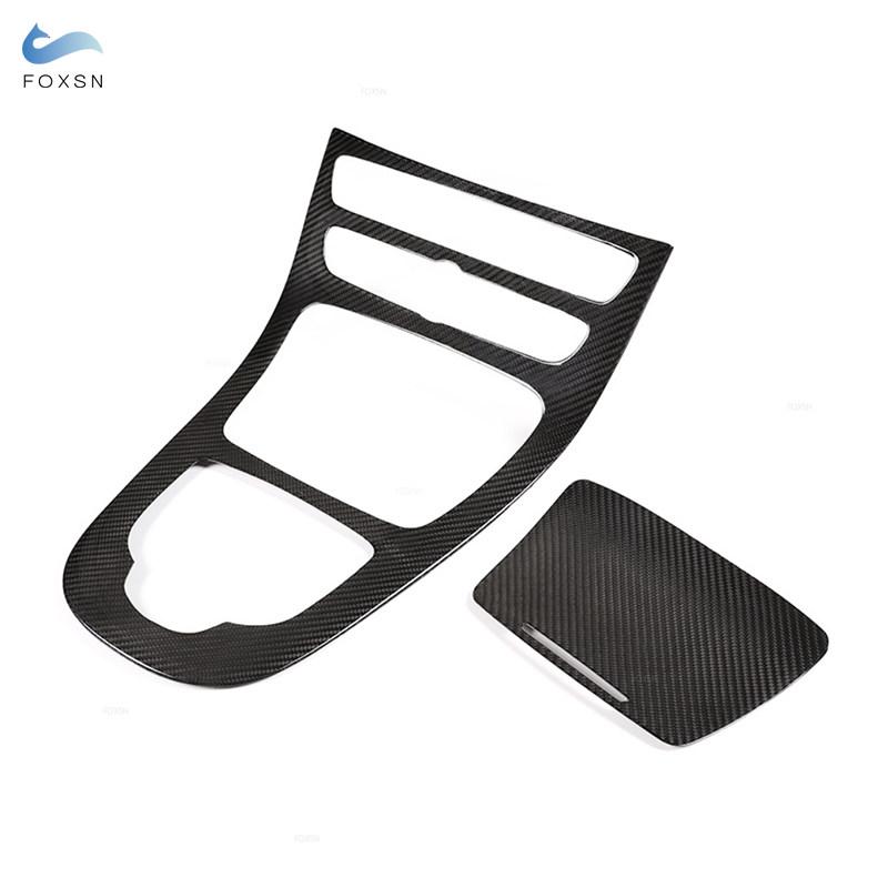ABS Car Interior Accessories Center Console Gear Shift Panel Cover Decoration Trim For Mercedes Benz E-Class W213 2016 2017 2018