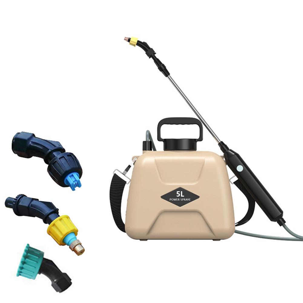 5L Electric Sprayer Rechargeable Garden Watering Spray Gun Garden Sprayer Smart Agricultural Disinfection Pesticide Dispenser