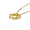 [U-Treasure] Official JoJo's Bizarre Adventure G.E. Ring Necklace/Silver (Yellow Gold Coated) JoJo Giorno Giovanna Ring Necklace Gift