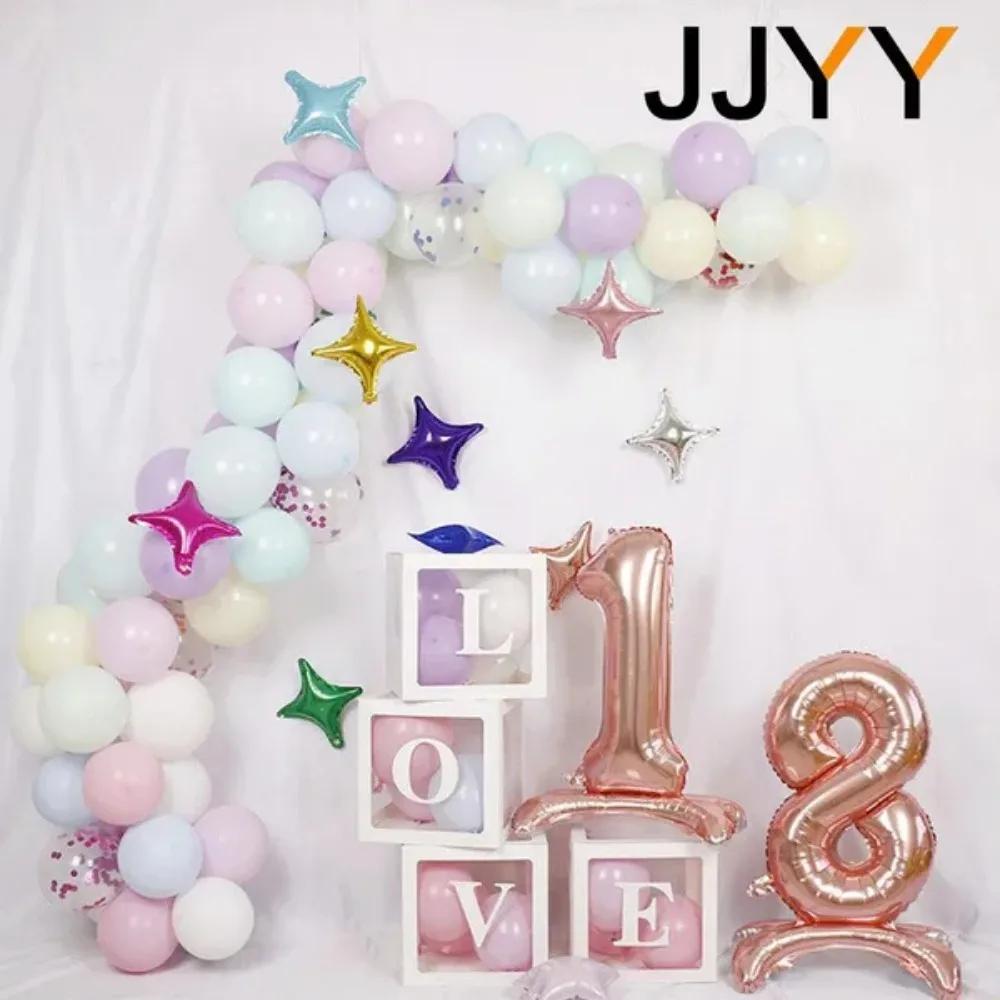 Foil Number Balloons Party Decorations for Birthday Wedding Baby Shower Festive Supplies Air Inflation Balloons