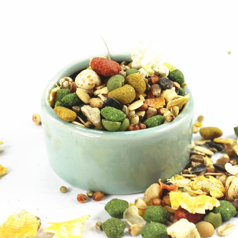 Hamster Ceramic Feeding Bowl Feeding Basin Guinea Pig Chinchilla Hedgehog Small Pet Round Bowl Food Water Feeder