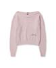CGP (Women'S) Boat Neck Knit (Muffler Set)_Light Pink