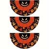 3pcs Halloween Fan Flag, Halloween Bunting, Halloween Hanging Bunting, Pumpkin Spooky Spider Web Hanging Bunting
