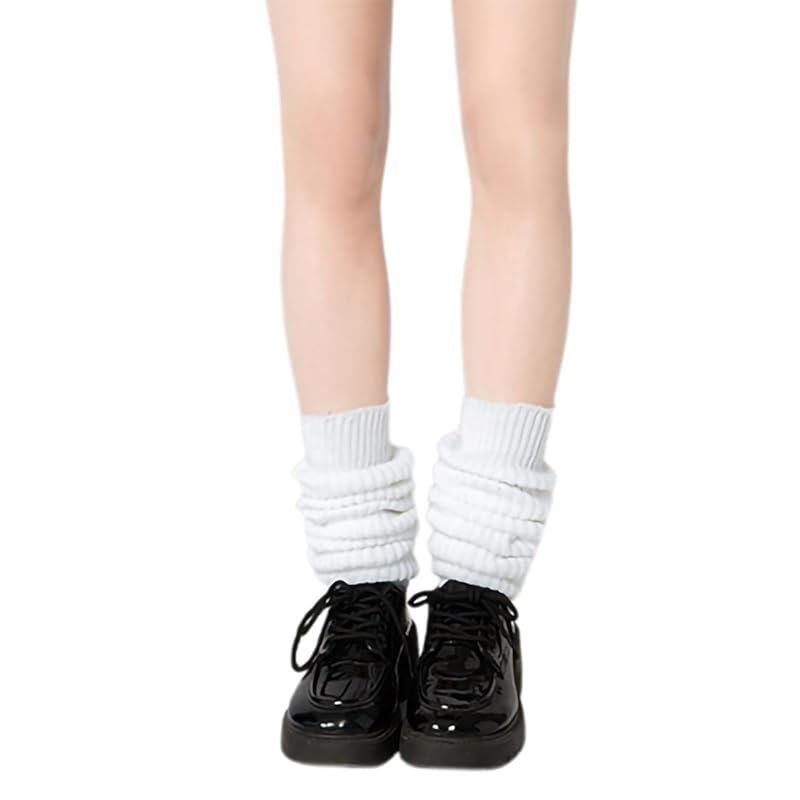 

[MOOKISOO] loose socks loose socks cute white Plain color high school student junior high school student costume disguise costume cosplay school socks