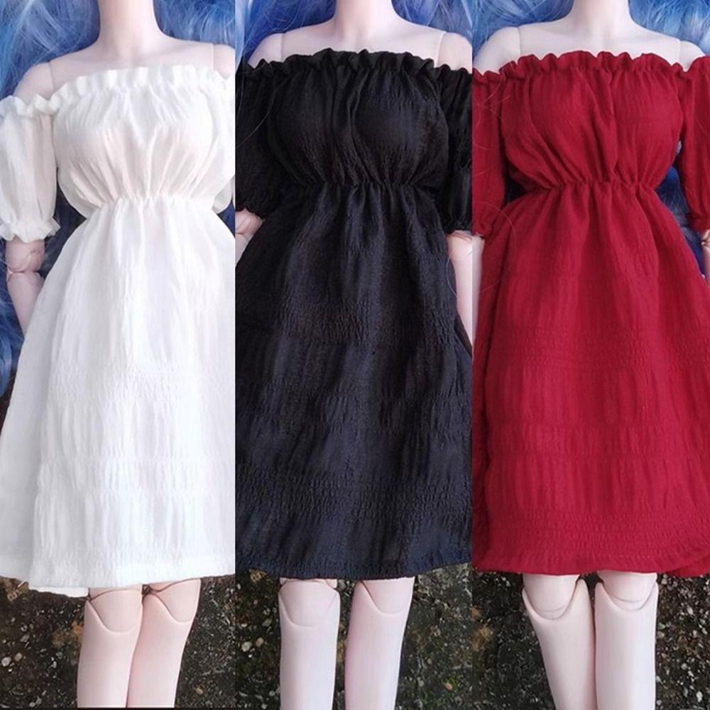 

Платья для кукол ручной работы Одежда Наряд Юбка для 1/3 1/4 1/6 Bjd 30/45/60см Куклы Игрушки для девочек Black 30cm