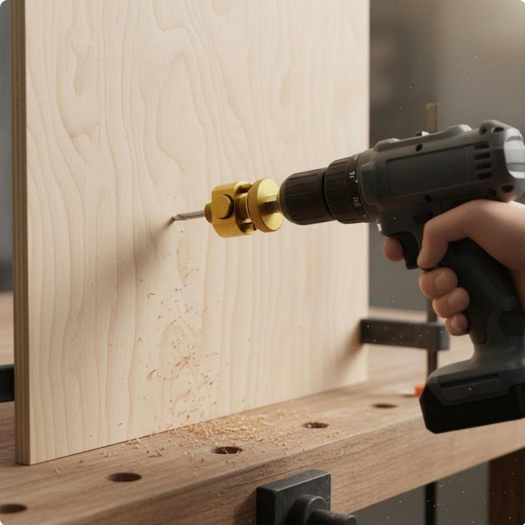 Extended Hex Shank Arbor Quick Release Eject Drill for Woodworkers, DIY