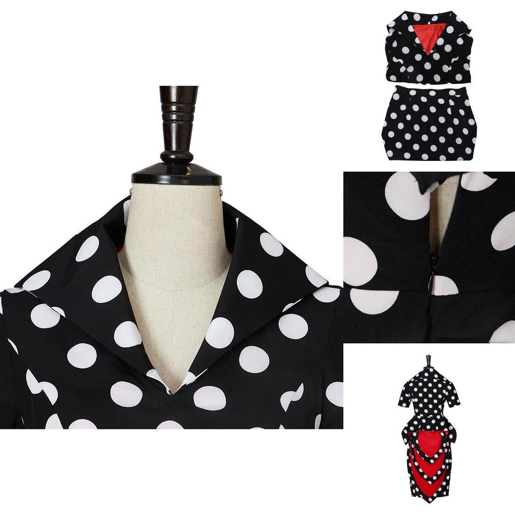 Coraline's Mother Halloween Costume For Women Xs-xxxl Black Polyester Anime Cosplay
