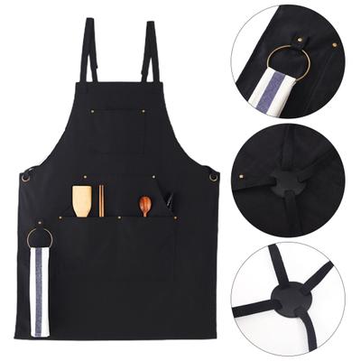 Chef Apron with Front Pocket Thick Cooking