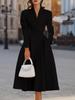 2025 Elegant French V-Neck Slimming Waist-Cinched Banquet Dress for Women
