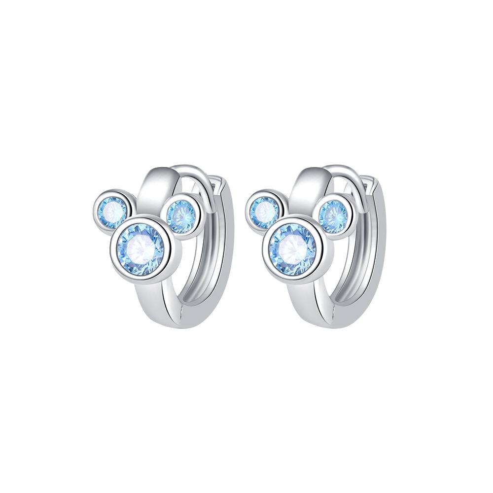 925 Sterling Silver Shining AAA Zircon Flower Earrings for Women's Temperament Banquet Jewelry Anniversary GiftGood product