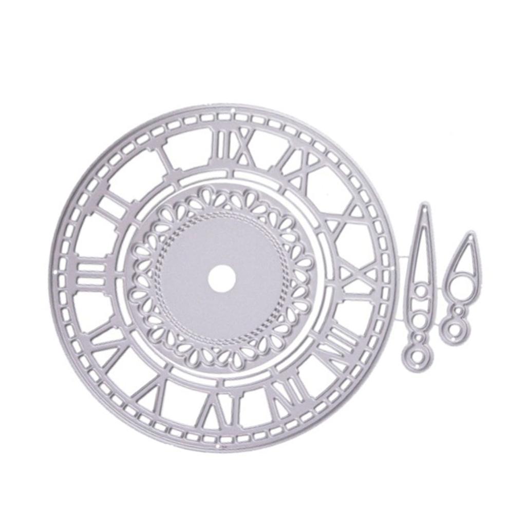 Clock Metal Cutting Dies Stencils for DIY Scrapbooking Decorative Embossing Paper Cards Template Decor Die Cuts