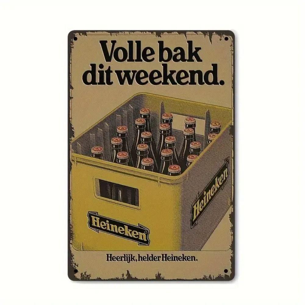 Beer Tin Sign, Metal Wall Decor Plaque 20x30cm