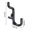 50 Pcs/100 Pcs Heavy Duty J Shape Peg Hook Plastic Pegboard Hook for Peg Board Tool Organizer Home Hardware Durable