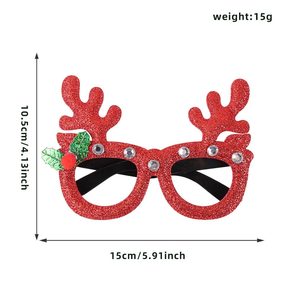 Christmas Party Eyeglass Frames: Santa, Snowman & Antler Designs for Kids