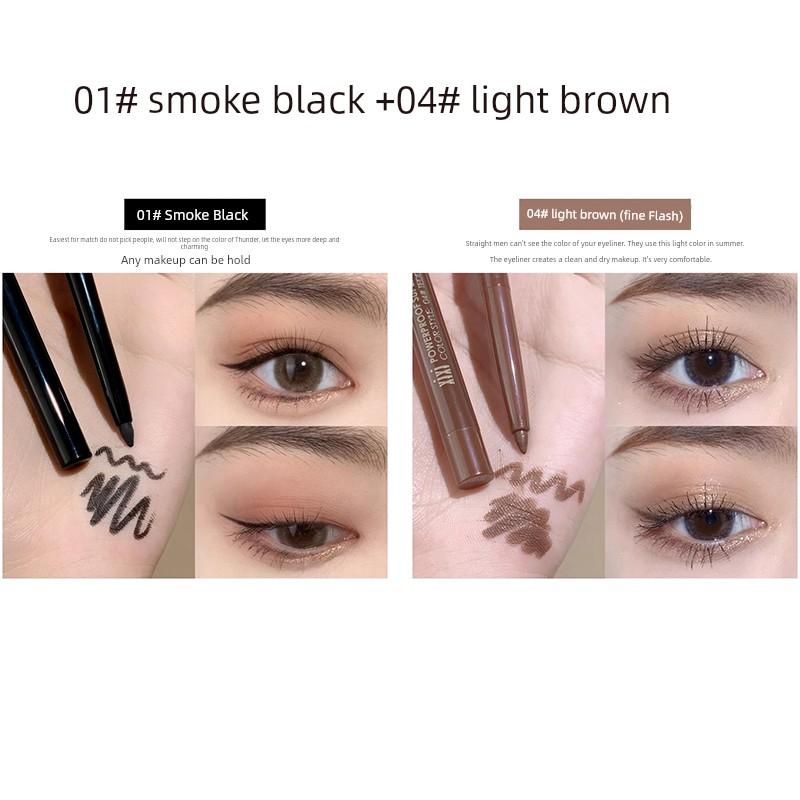 Xixi Color Extremely Fine Eyeliner Glue Pen Red Not Smudge Waterproof Sweat-Proof Durable Eye Shadow Pen for Makeup Artists
