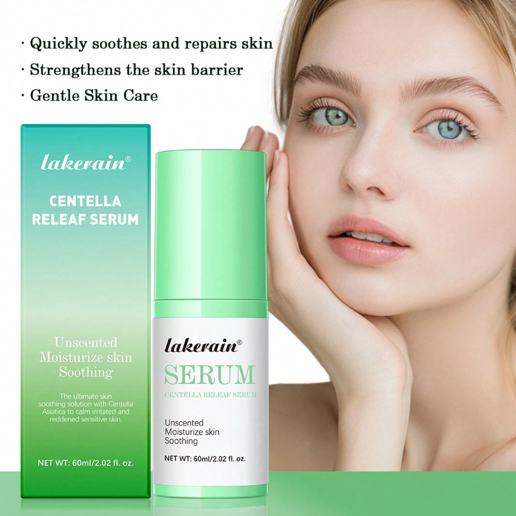 1 Centella Asiatica Soothing Essence 60 Ml Soothes The Skin Barrier Gentle Skin Care Repairs The Skin Moisturizes and Soothes The Skin