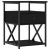 Nightstands 2 pcs Black 40 x 42 x 55 cm Particleboard