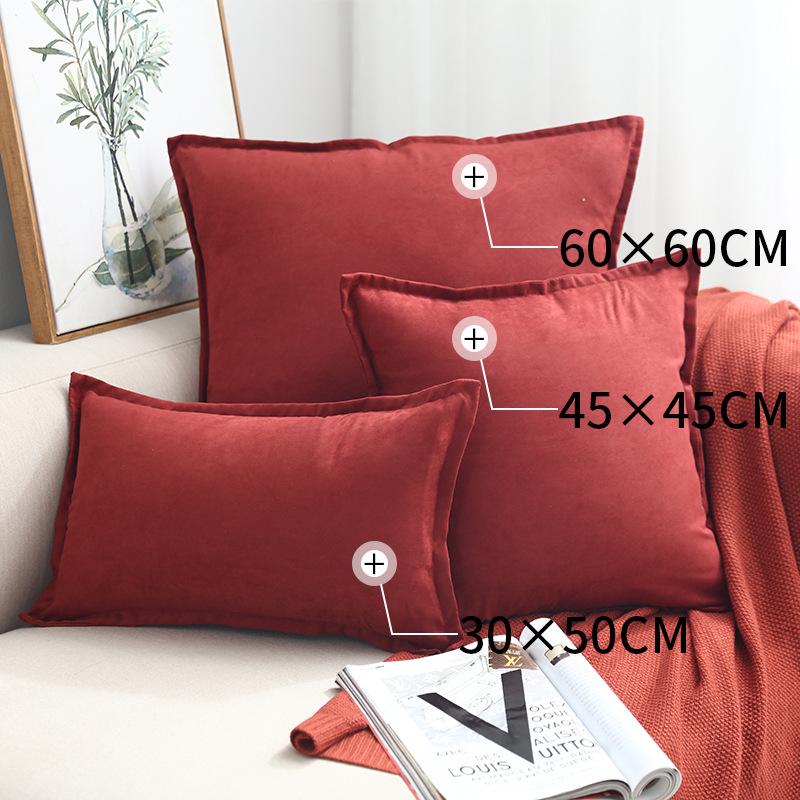 

Квадратная наволочка с рюшами в скандинавском стиле люкс для дивана или кровати 45×45CM (Cover)