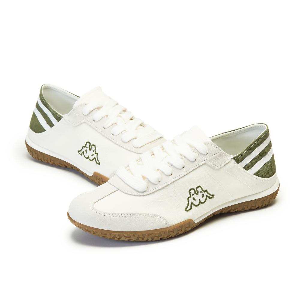 Kappa Fabric Fashion Comfortable Durable Lightweight Low-Top Casual Shoes Unisex sneaker White Green K0EX5BB03-012