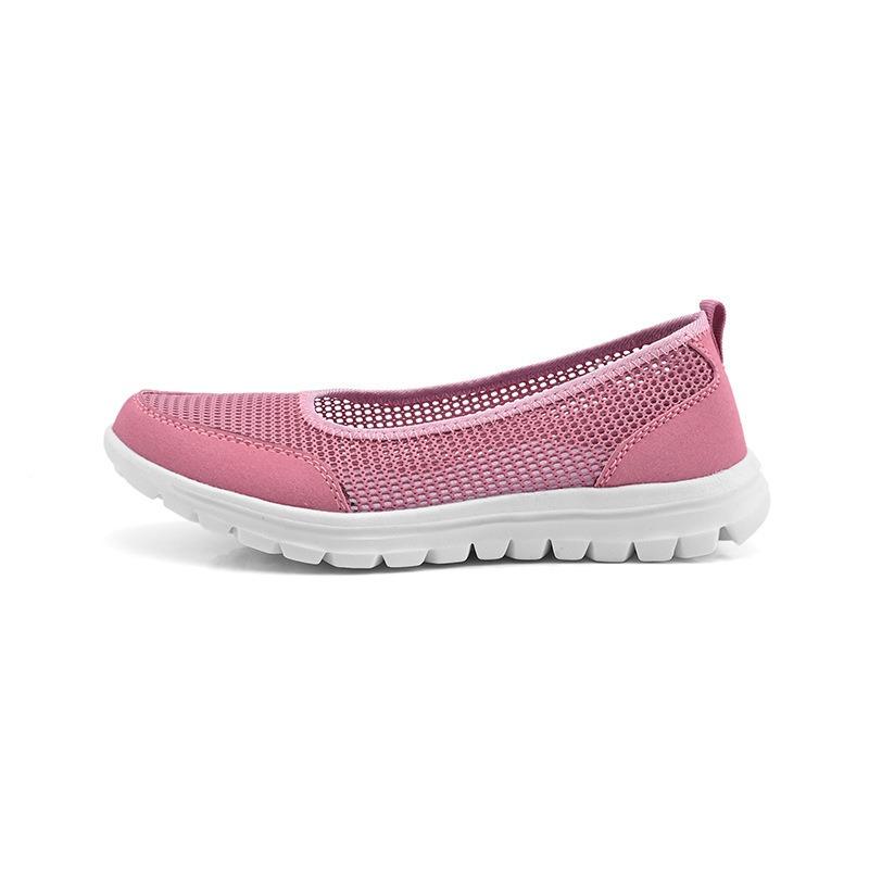 Fashion New Mesh Breathable Sneakers Women Breathable Light Slip On Flat Casual Shoes Ladies Loafers Socks Shoes Women Zapatillas Mujer