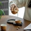 Wanqiantang Portable Ceramic Tea Set, 1 Pot 2 Cups
