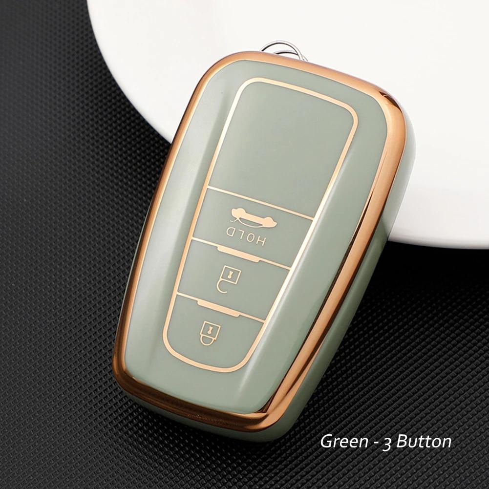 Fashion TPU Car Remote Key Case Cover Shell Fob For Toyota Corolla Prius Camry CHR C-HR RAV4 Altis Land Cruiser Prado Keyless