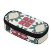 Pencil Case Durable 300D Polyester Practical Secure Zipper Closure with Mesh Pocket Removable Divider and Pen Slots for Students