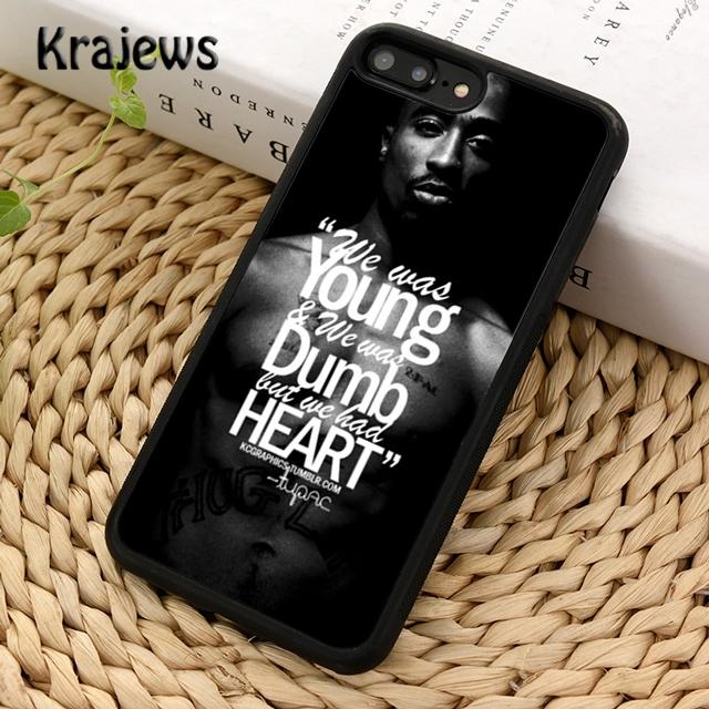

Krajews 2Pac Tupac Shakur Soft Phone Case Cover For iPhone 17 Air 16 15 14 plus 11 12 13 pro ma Plus coque Fundas iPhone 13