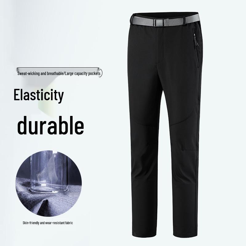 High Elastic Quick-Dry Summer Hiking Pants - Lightweight, Fashionable, and Plus Size.