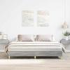 VidaXL Bed Frames Without Mattress Sonoma Grey 180x200 Cm, Bedroom Furniture, Slatted Base, Double Bed, Bed, Bed Frame, Bed 3329026