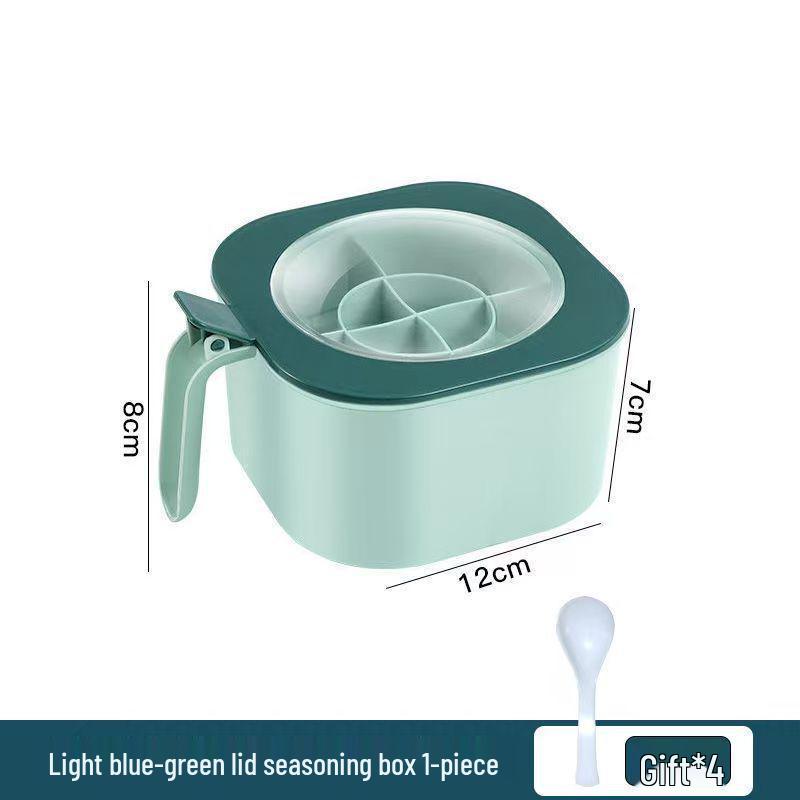 

Набор кухонных приправ с несколькими секциями и банками для хранения с крышками OPP bag package