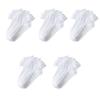 Pack of 5 Pair Girls Frilly Ankle Socks Comfortable Cotton Socks with Delicate Lace Edge for Parties and School