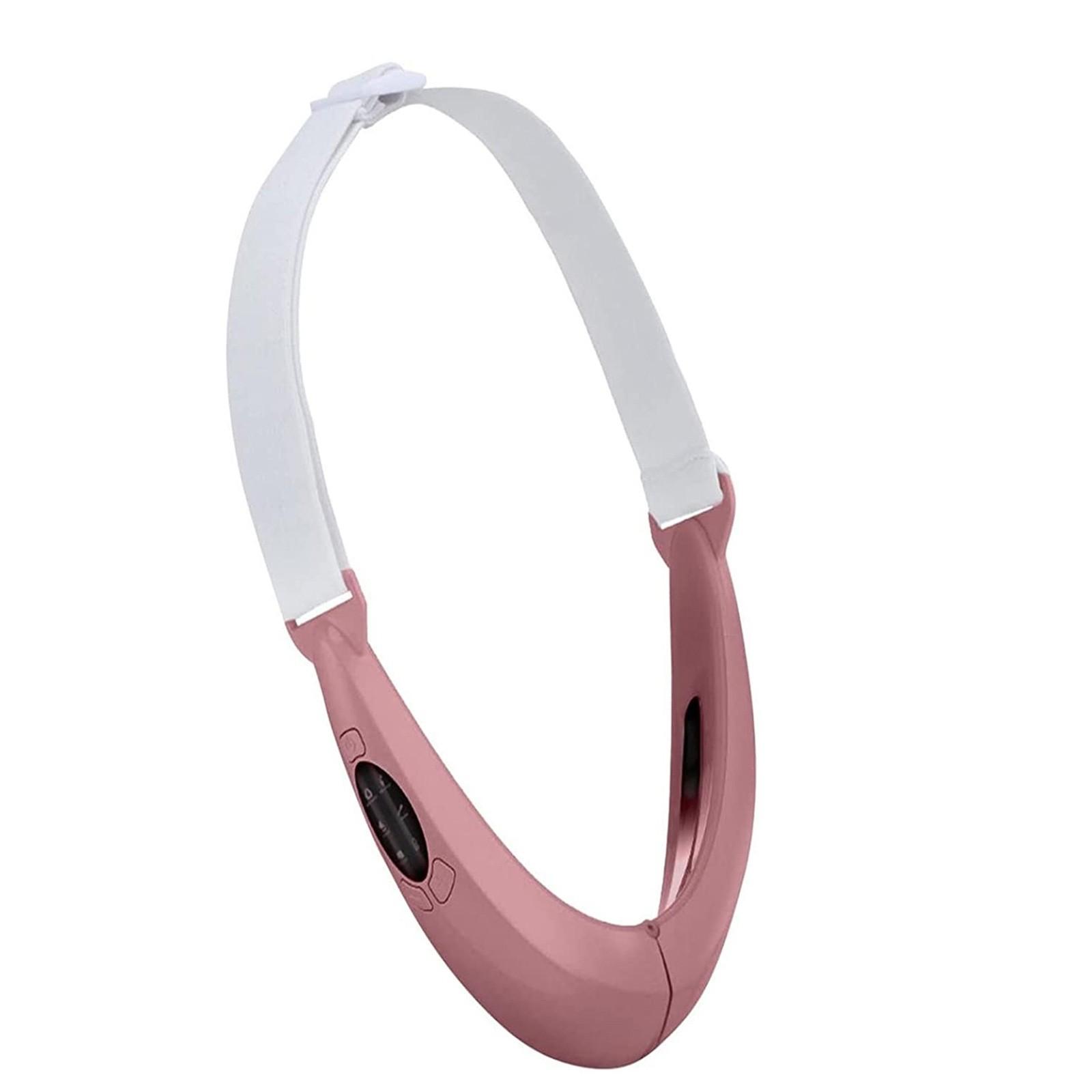 

Электрический измеритель красоты V-образного лица, 8-скоростной USB-массажер для формирования лица V, машина для подтяжки лица V для подтяжки лица, красный синий свет One Size розовый