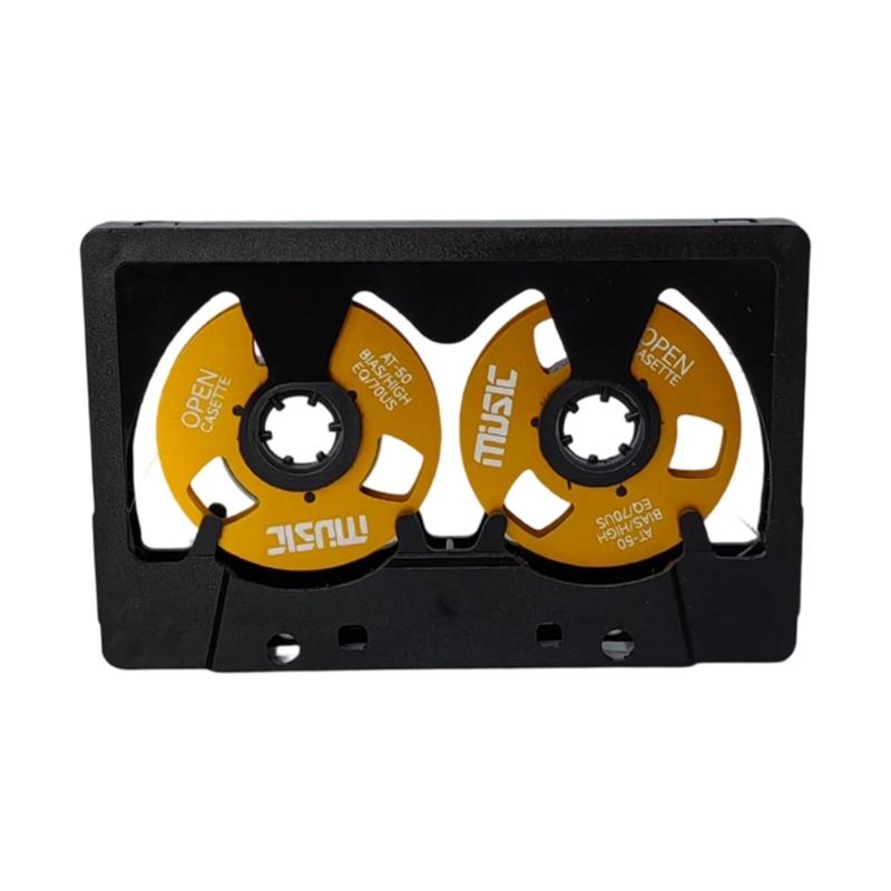 Retro Metall Spulen-Kassettenband 45 Minuten beidseitig Aufnahmeband für Audiophile und Retro-Sammler
